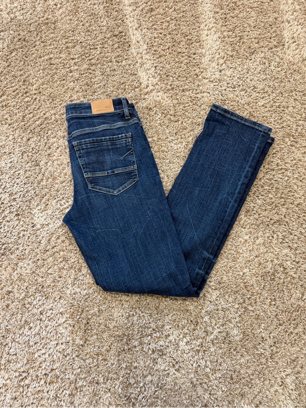 BKE Women’s Dark Blue Skinny Jeans